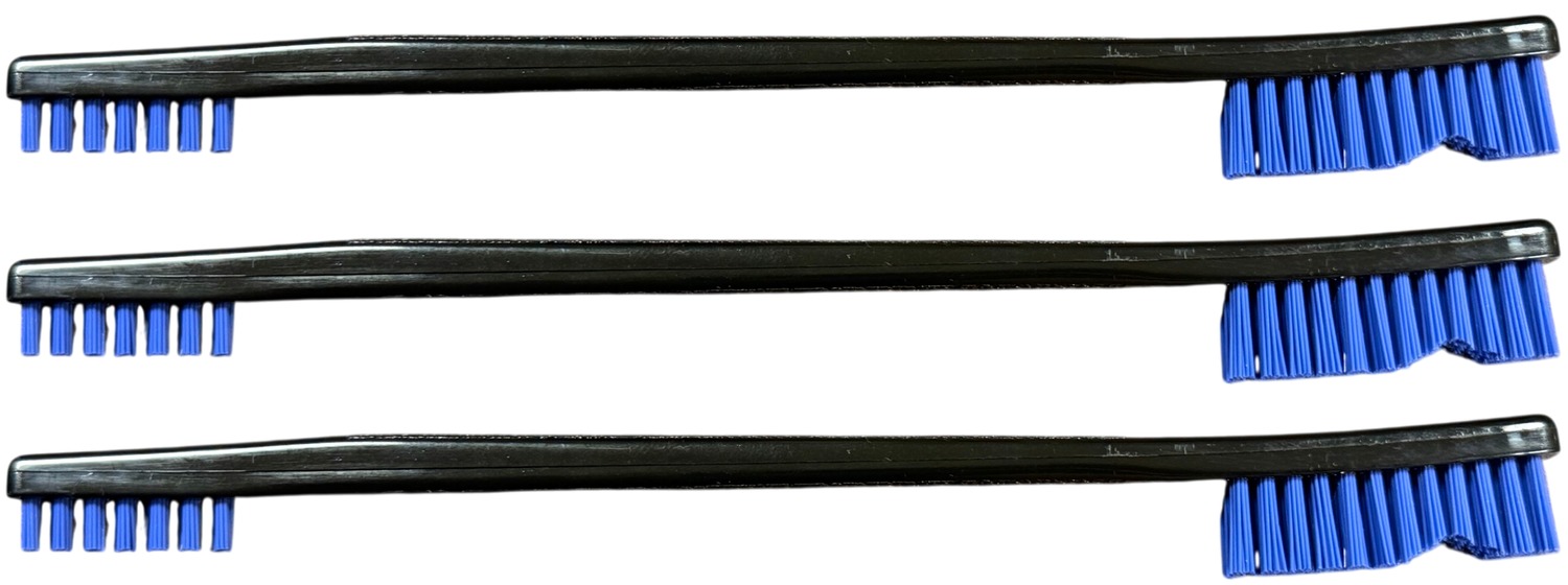 PROSHOT BAP-3PK DE UTILITY AP STIFF BLU BRUSH 3PK