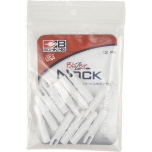 Bohning Blazer DoubleLock Nocks White 12 pk.