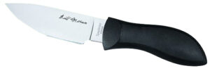 Spyderco FB02P Moran  3.88" Fixed Drop Point Plain Satin VG-10 SS Blade/Black FRN Handle Includes Sheath w/G-Clip