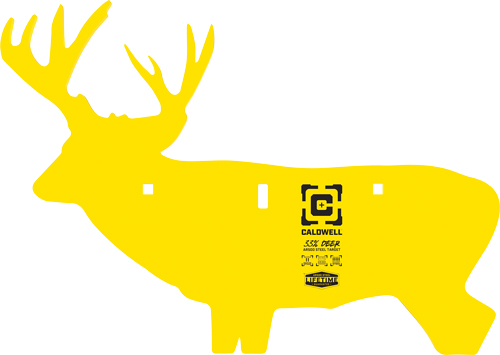 CALDWELL AR500 DEER TARGET - 3/8" AR500 STEEL YELLOW