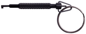 Uzi Accessories UZIKEYROTATI Handcuff Key Rotating Black Metal 0.90 oz