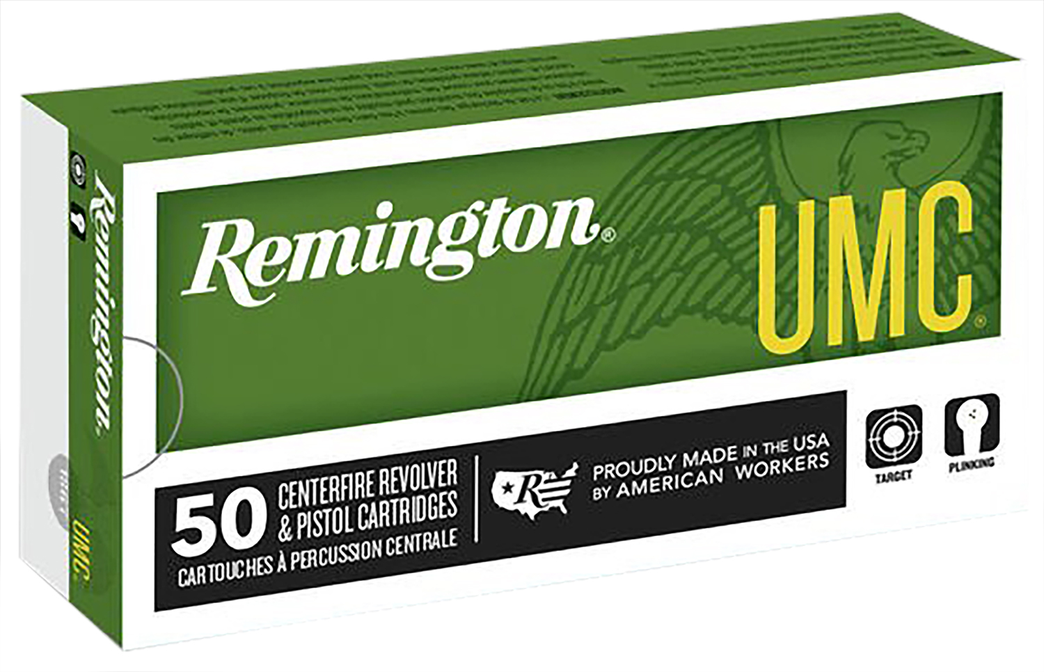 Remington Ammunition 23818 UMC 45ACP 185gr Full Metal Jacket 50 Per Box/10 Case