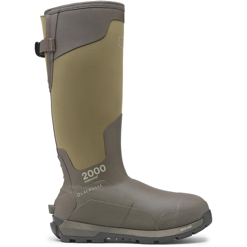 LaCrosse Alphaburly Aero 17" Mens Hunting Boots 2000G Brown 12