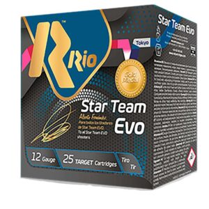 Rio Star Team Evo Spreader 32 Shotshells 12ga 2-3/4" 1-1/8oz 1250 fps #8.5 25/ct