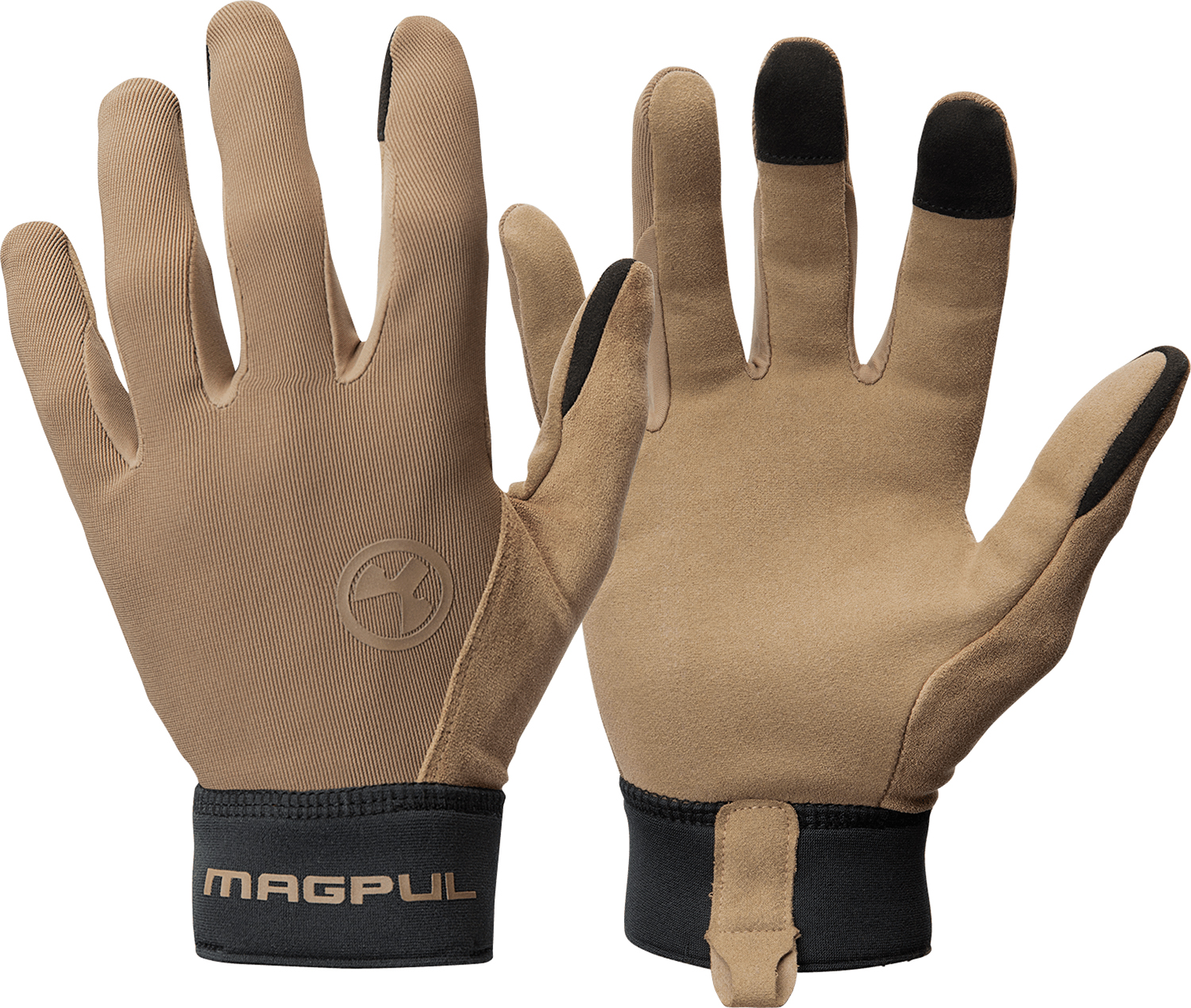 Magpul MAG1014-251 Technical 2.0 Gloves Coyote Touchscreen Synthetic/Suede Small