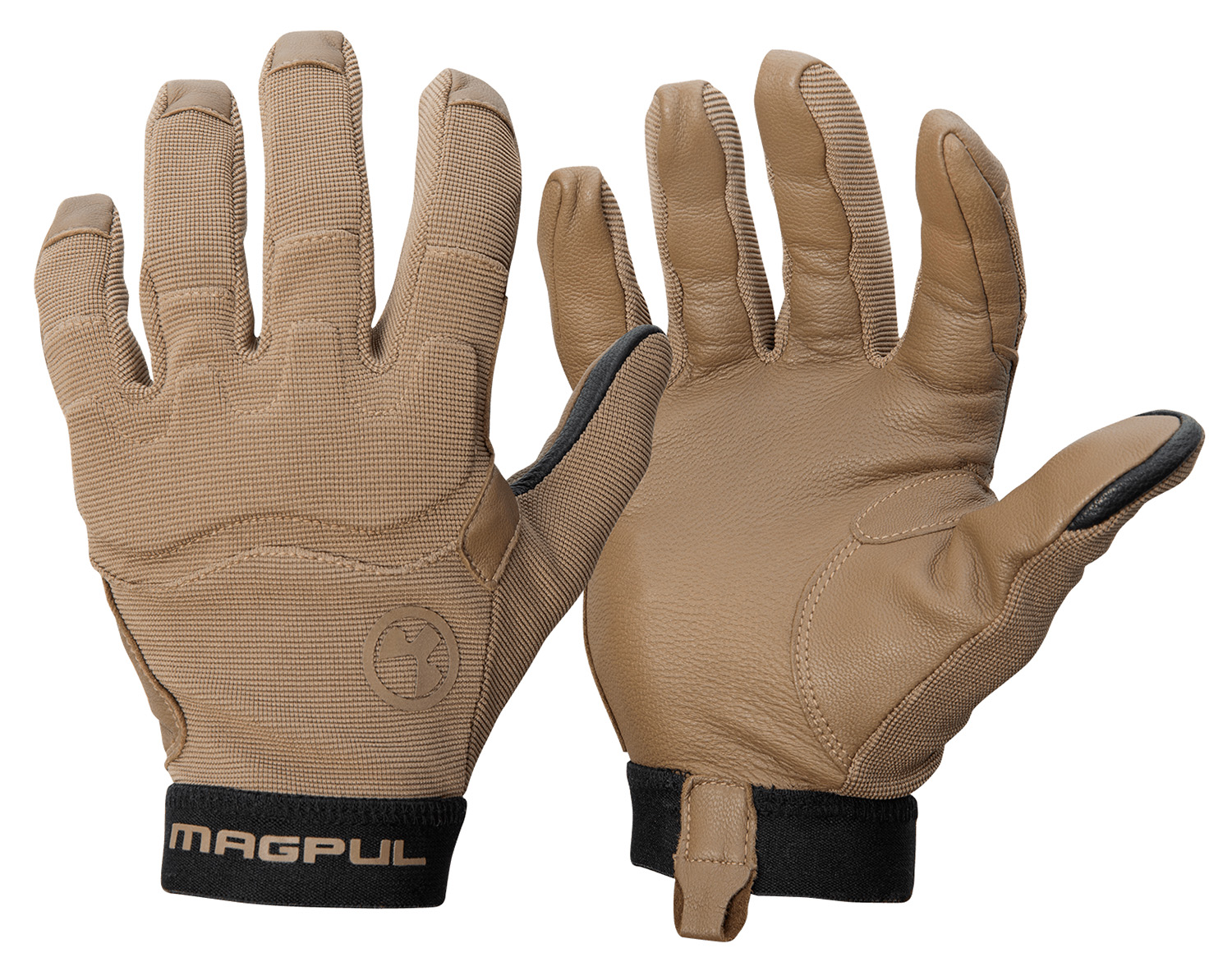 Magpul MAG1015-251 Patrol 2.0 Gloves Coyote Nylon/Leather Medium