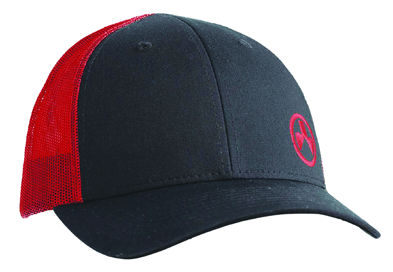 Magpul MAG1106-003 Icon Trucker Hat Black/Red Adjustable Snapback M/L Structured