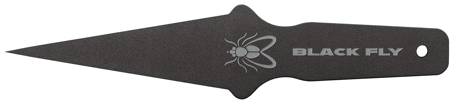 Cold Steel CS80STMA Black Fly Thrower Fixed Plain Black 1055 Carbon Steel Blade/Handle