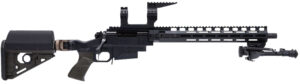 Larue Tactical LTBCSIETE308W OD Green  308 Win 5+1 Match Grade Threaded Barrel, 15" M-LOK Handguard, Black Picatinny Rail Receiver, Adj RAT OD Green Stock, A-PEG OD Green Grip, Briefcase, Bipod