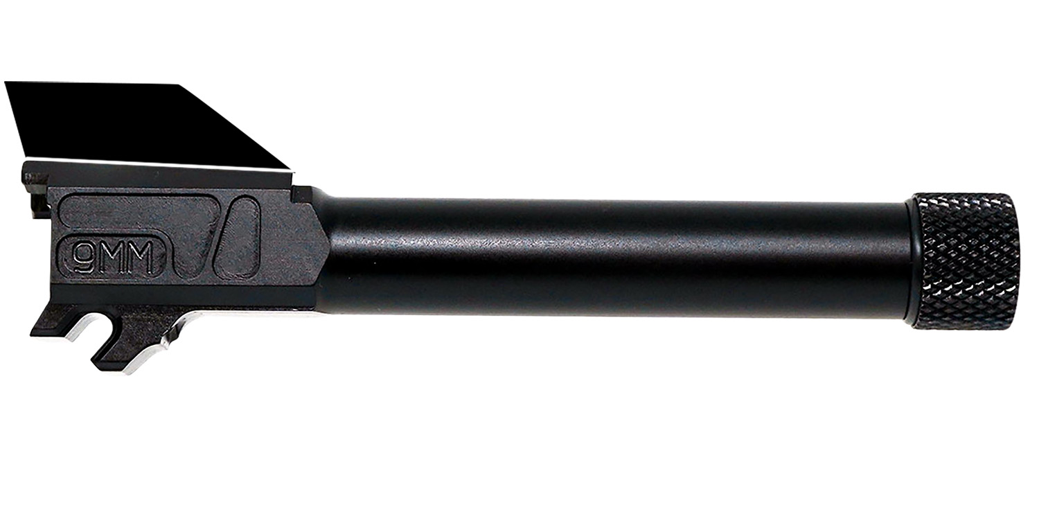 Faxon Firearms 365A910NXNOQ-T Duty Series 9mm Luger Threaded Black Nitride Chrome Moly Vanadium, Fits Sig P365 XL