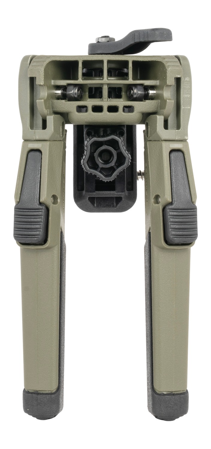 Savage Arms 56451 Sling Swivel Bipod 7.20"-10" High Green Polymer