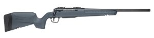Savage Arms 33128 Axis 2  7mm-08 Rem 4+1 20" Matte Black Carbon Steel Threaded Barrel, Drilled & Tapped Receiver, Gray Fixed w/Pistol Grip Synthetic Stock, Right Hand
