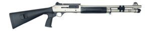 Panzer Arms PAM4MTSSS M4 Semi-Auto 3" 5+1 18.50" Nickel Barrel, Nickel Aluminum Receiver w/Picatinny Rail, Black Fixed Synthetic Stock, Black Polymer Grip