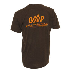 October Mountain Logo Tee Espresso Medium