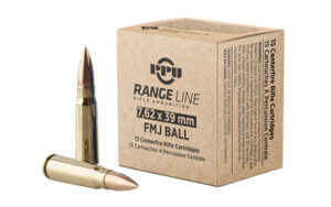 PPU RANGE 7.62X39 123GR FMJ 15/930