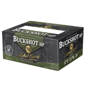 Noble Sport Plumbum Buckshot Shotshells 12 ga 2-3/4" 12 pellet 1290 fps #00 250/ct (25-10/ct)