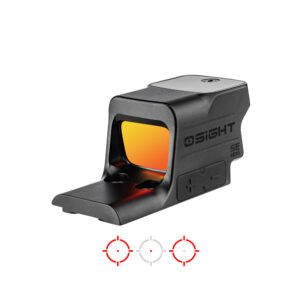 OSIGHT SE MOS, 2 MOA DOT + 32 MOA CIRCLE RED DOT SIGHT RMSc ENCLOSED FOOTPRINT BLACK, CR1632