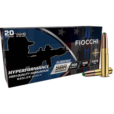 HYPERFORMANCE SBR ENHANCE 300 BLK 220GR NOSLER PTBT 20/BOX