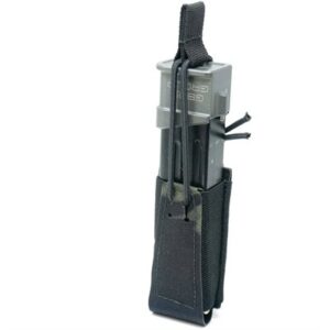 SINGLE PISTOL MAG POUCH W/BUNGEE RETENTION MULTICAM BLACK